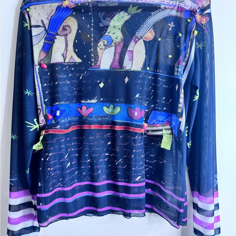 Shoe sketchbook mesh top